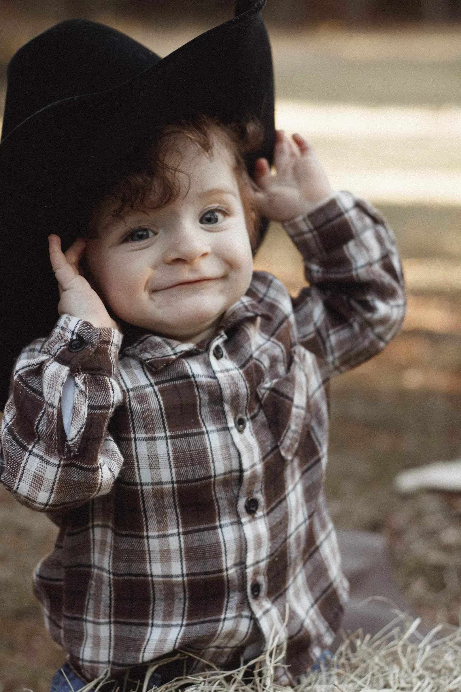 Retrato espontâneo em comemoração infantil fotografada em Curitiba